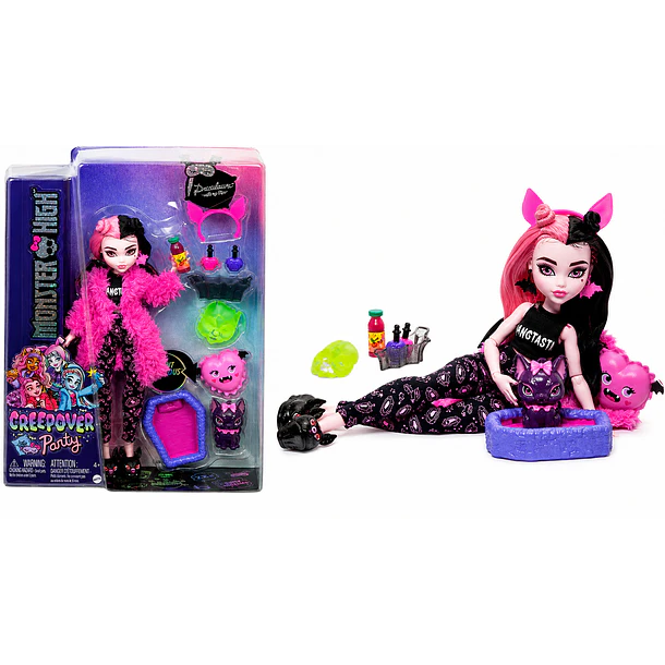 MONSTER HIGH DRACULAURA CREEPOVER PARTY MATTEL 1