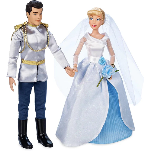 DISNEY STORE MUÑECAS BODA CENICIENTA Y PRÍNCIPE