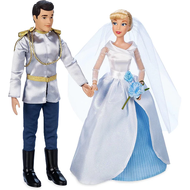 DISNEY STORE MUÑECAS BODA CENICIENTA Y PRÍNCIPE 1