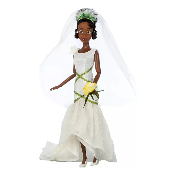 DISNEY TIANA Y NAVEEN SET MUÑECAS DE BODA OFICIAL 4