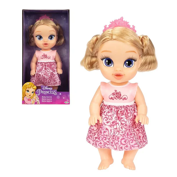 MUÑECA BABY AURORA DISNEY PRINCESAS 30 CM JAKKS 3