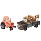 DISNEY PIXAR CARS MATE Y TRACTOR 2 PACK 1:55 MATTEL 1