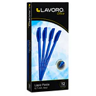 LÁPIZ PASTA SEMIGEL 0.7MM AZUL LAVORO 12 UNIDADES 1
