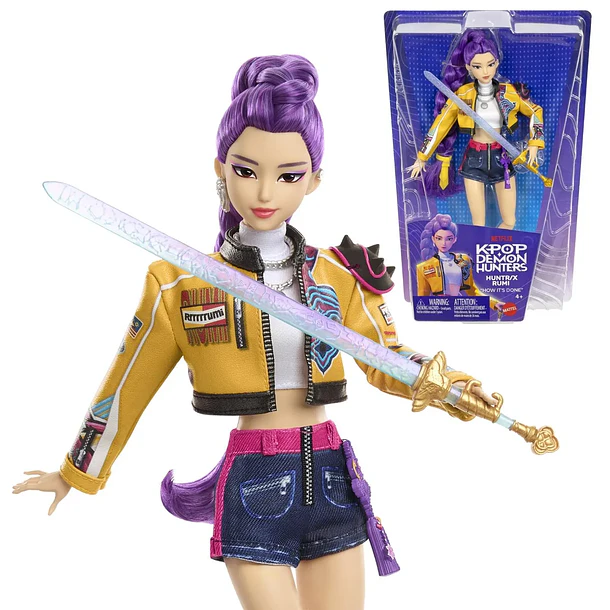 MUÑECA KPOP DEMON HUNTERS RUMI HUNTR/X MATTEL 6