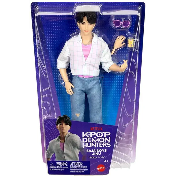 MUÑECO JINU KPOP DEMON HUNTERS SAJA BOYS MATTEL 30 CM 2