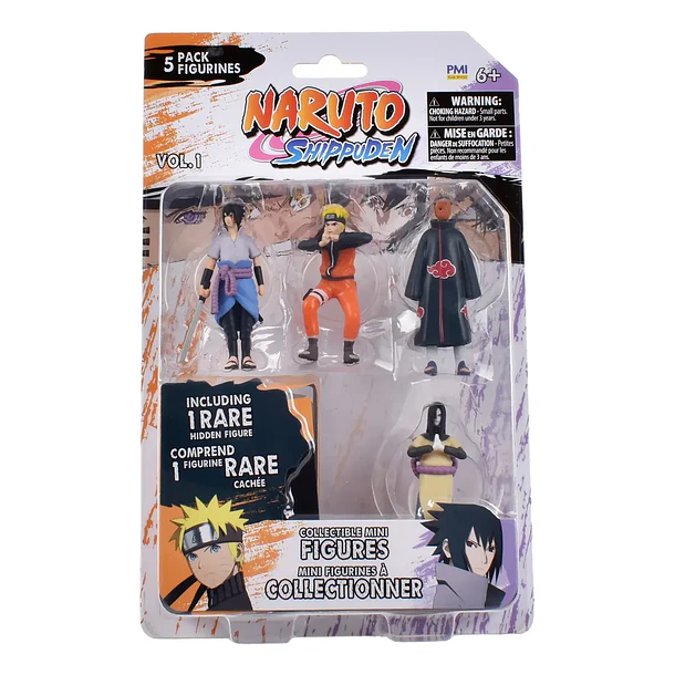 FIGURAS NARUTO SHIPPUDEN PACK 5 COLECCIONABLES 7 CM 4
