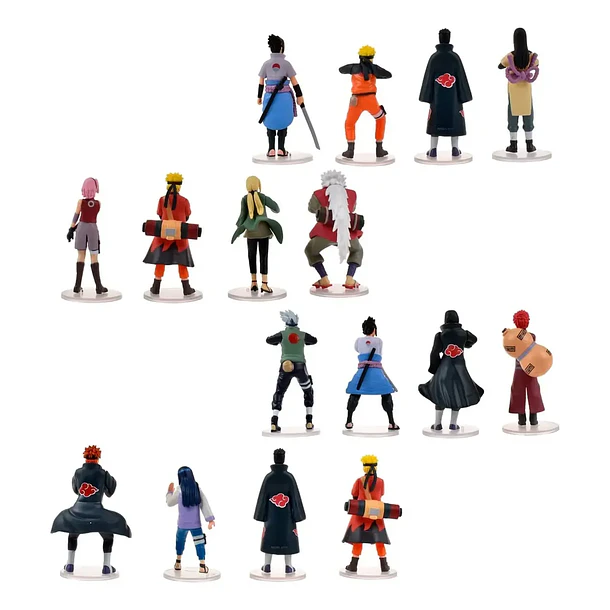 FIGURAS NARUTO SHIPPUDEN PACK 5 COLECCIONABLES 7 CM 3