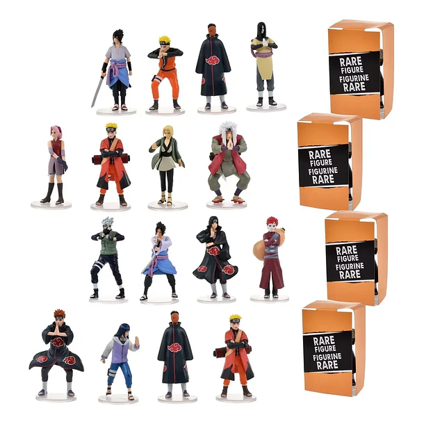 FIGURAS NARUTO SHIPPUDEN PACK 5 COLECCIONABLES 7 CM 2