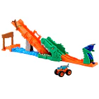 HOT WHEELS MONSTER TRUCKS DERRIBA AL COCODRILO 4