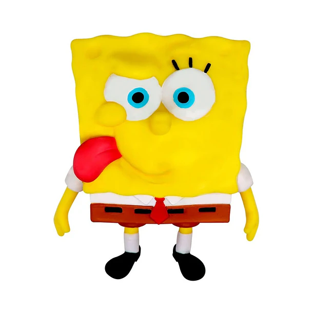 FIGURA STRETCH BOB ESPONJA LENGUA AFUERA 11-15 CM 1
