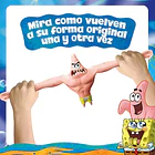 BOB ESPONJA FIGURA STRETCH GOMA PATRICIO MUSCULOSO 12CM 4
