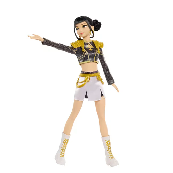 MUÑECA ZOEY HUNTR/X K-POP DEMON HUNTERS CANTA GOLDEN 1
