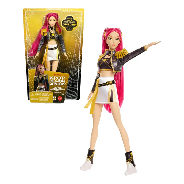 MUÑECA MIRA KPOP DEMON HUNTERS CANTA GOLDEN MATTEL 2