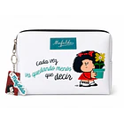 ESTUCHE MAFALDA CON LLAVERO 22X15X6 CM BLANCO 1