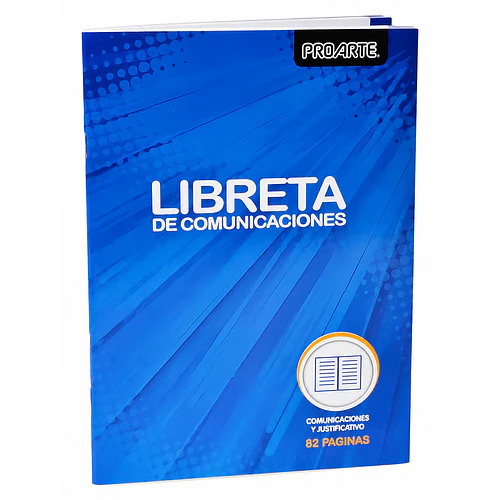LIBRETA DE COMUNICACIONES PROARTE 82 PÁGINAS
