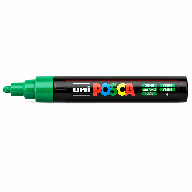 UNI POSCA PC-5M MARCADOR MEDIO CLÁSICO COLOR ELEGIBLE 6