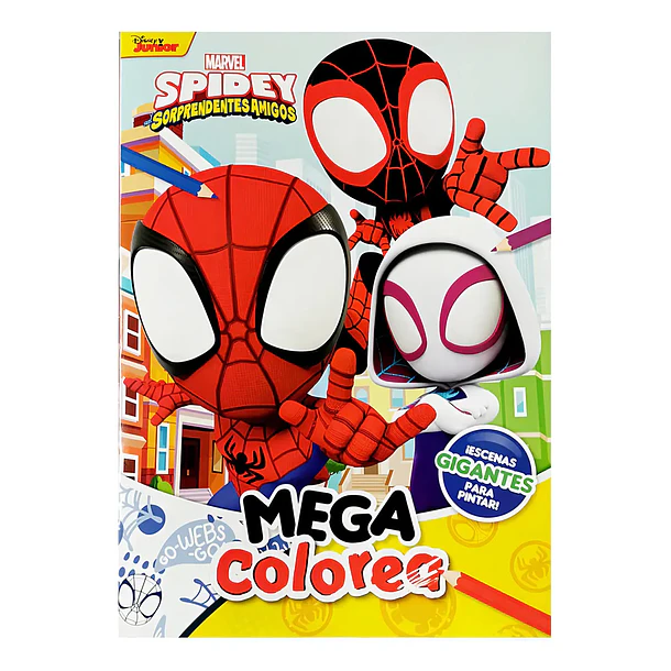 LIBRO PARA COLOREAR MEGA COLOREA DISEÑOS SURTIDOS 1