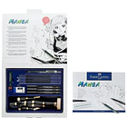 KIT DIBUJO MANGA FABER-CASTELL STARTER SET 10 PIEZAS 4