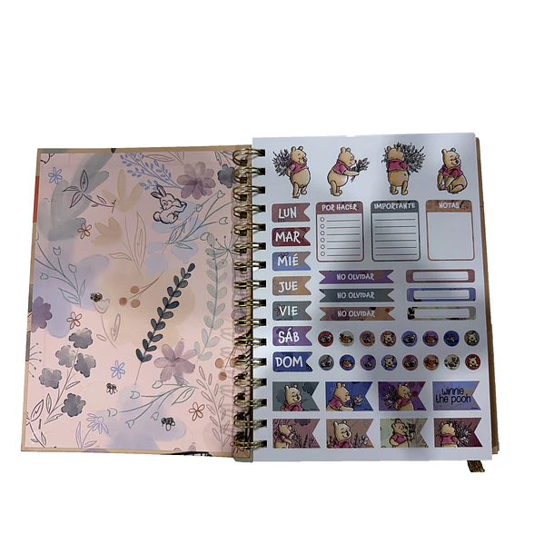 LIBRETA WINNIE THE POOH 150 HOJAS CON BOLÍGRAFO Y STICKERS 2