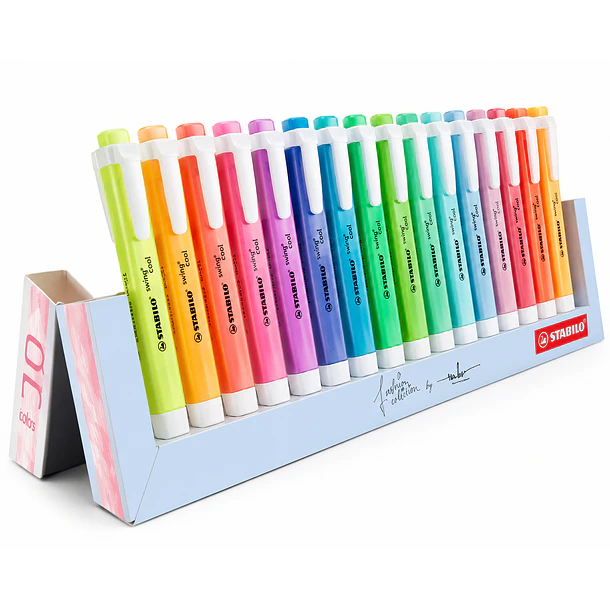 DESTACADOR SWING COOL FASHION EDITION 18 COLORES STABILO 2