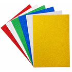 GOMA EVA GLITTER EL LUCERO 20X30 CM 6 COLORES 3
