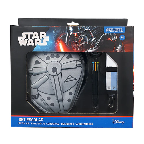 SET ESCOLAR STAR WARS PROARTE 9 PIEZAS
