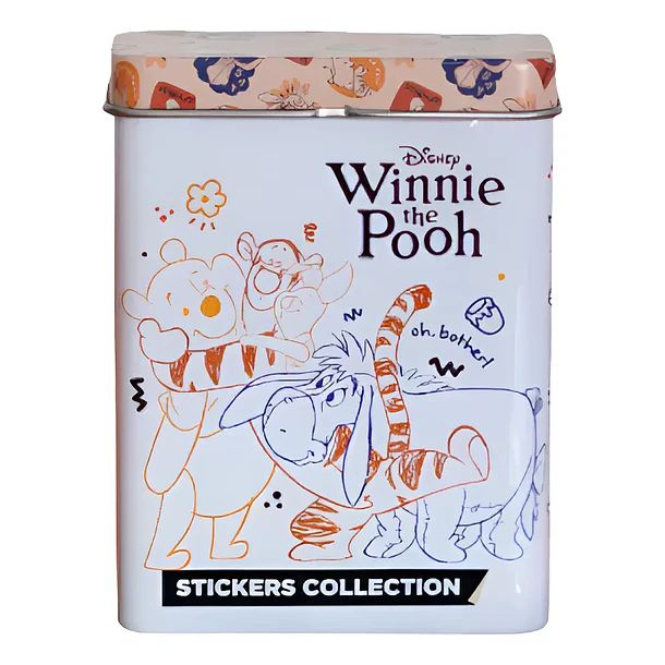 WERO LATA STICKERS WINNIE THE POOH – 8 PLANCHAS 1