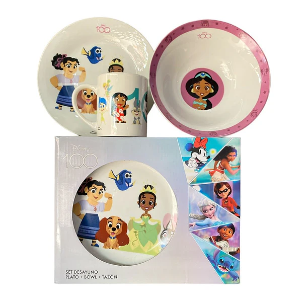 SET DESAYUNO DISNEY 100 AÑOS – 3 PIEZAS 1