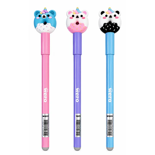 ROLLER BORRABLE WERO DONUTS TINTA AZUL RECARGABLE