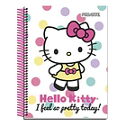 CUADERNO HELLO KITTY TAPA DURA 120 HOJAS 7 MM PROARTE 5