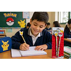 SET 2 LÁPICES POKÉMON CON TOPPER PIKACHU Y POKÉBOLA 2