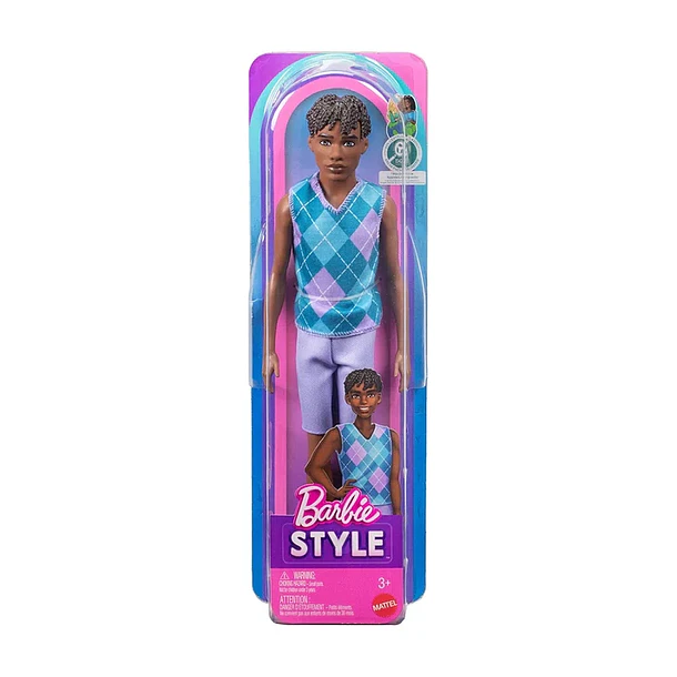 BARBIE FASHIONISTAS KEN N°253 PELO CASTAÑO MATTEL 7
