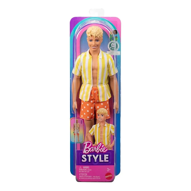 BARBIE FASHIONISTAS KEN N°253 PELO CASTAÑO MATTEL 4