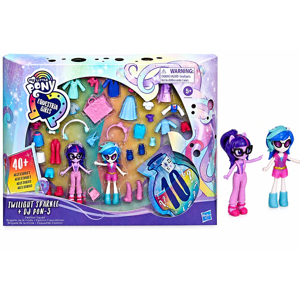 MY LITTLE PONY EQUESTRIA GIRLS TWILIGHT + DJ PON-3 HASBRO 1