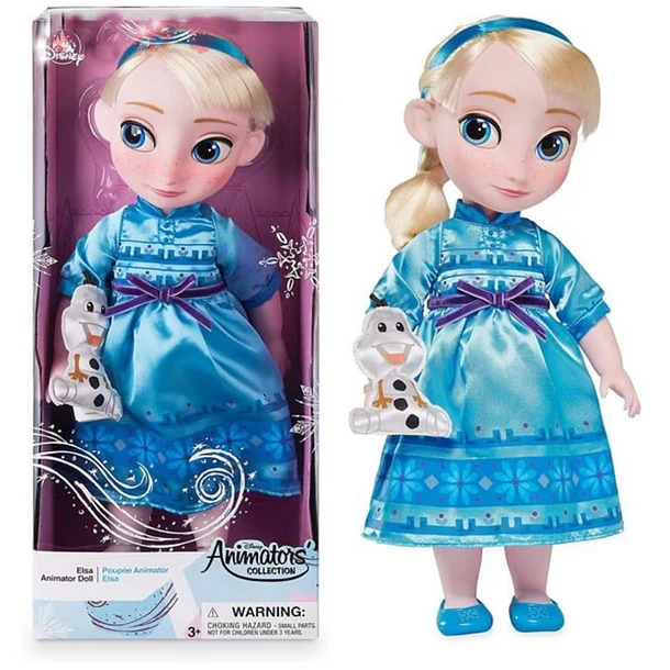 MUÑECA DISNEY ANIMATORS COLLECTION ELSA FROZEN CON OLAF 1