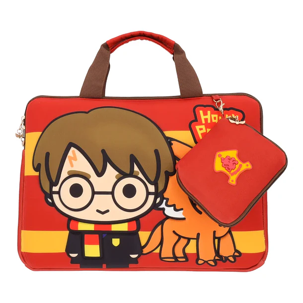 BOLSO NOTEBOOK HARRY POTTER GRYFFINDOR CON ESTUCHE 1