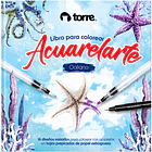 LIBRO PARA COLOREAR ACUARELARTE TORRE  3