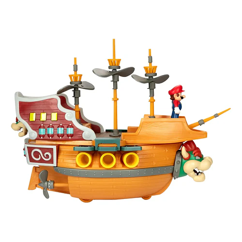 PLAYSET AERONAVE DE BOWSER SUPER MARIO DELUXE JAKKS