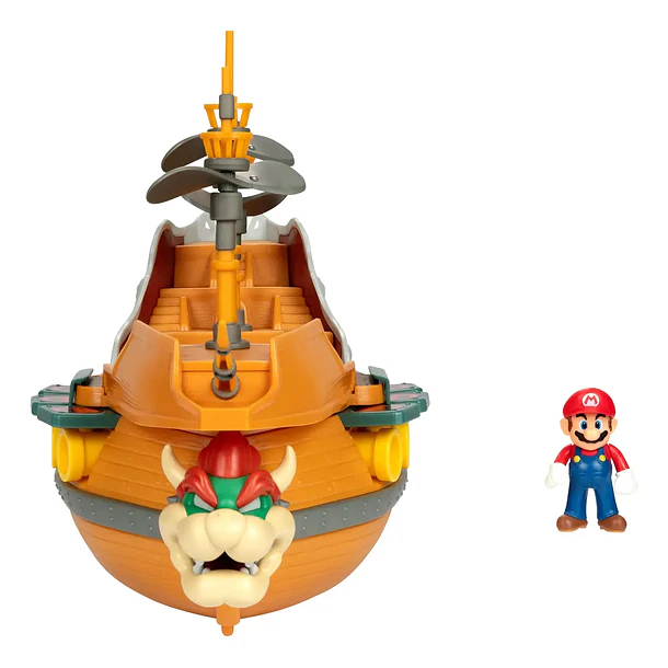 PLAYSET AERONAVE DE BOWSER SUPER MARIO DELUXE JAKKS 2