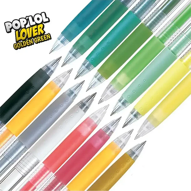 SET 16 LÁPICES TINTA GEL PILOT POP'LOL 0.7 MM COLORES 4