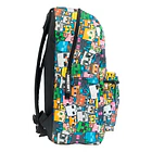 MOCHILA ESCOLAR MINECRAFT MULTICOLOR PERSONAJES 2