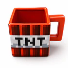 TAZON MINECRAFT TNT CUADRADA CERÁMICA 320 ML 1