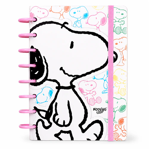CUADERNO DE DISCOS MOOVING SNOOPY A5 80 HOJAS