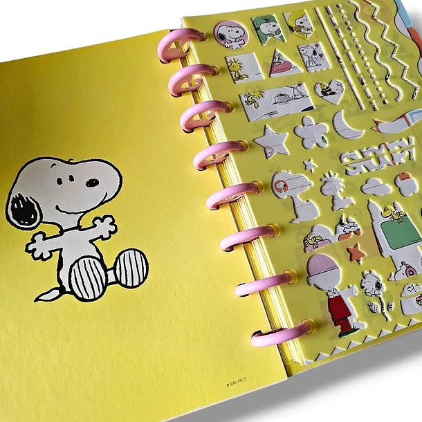 CUADERNO DE DISCOS MOOVING SNOOPY A5 80 HOJAS 2