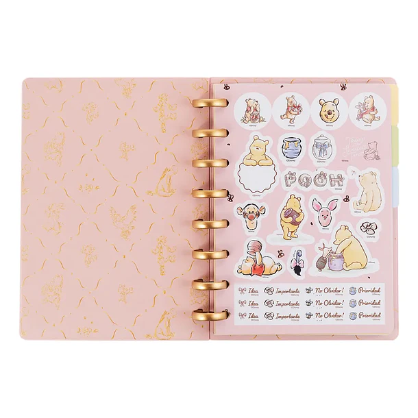 CUADERNO DE DISCOS WINNIE THE POOH A5 80 HOJAS 3