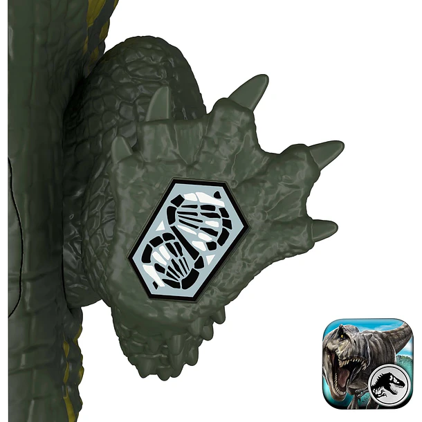 JURASSIC WORLD STOMATOSUCHUS WILD ROAR MATTEL LUZ SONIDO 3