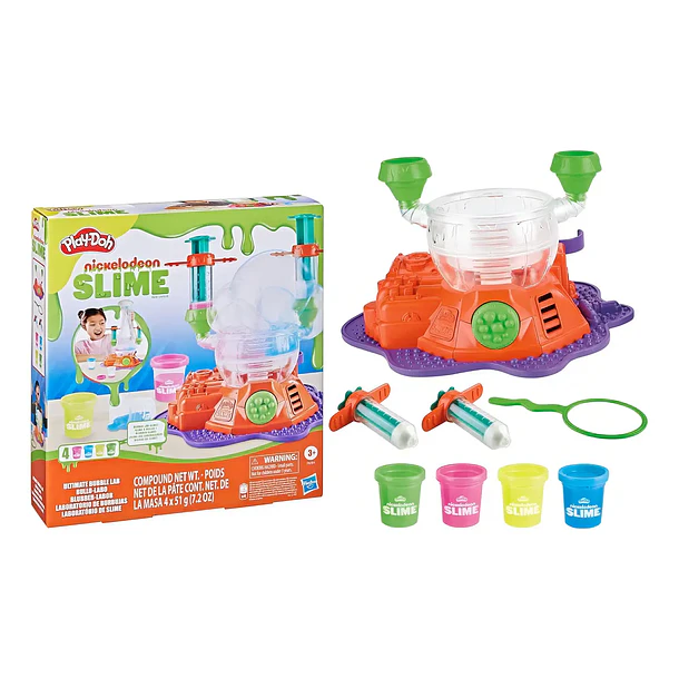 LABORATORIO SLIME PLAY-DOH NICKELODEON HASBRO F8784 7