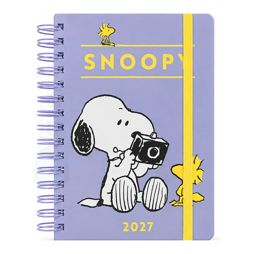 AGENDA SNOOPY 2027 MOOVING A5 DIARIA