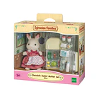 SET MAMÁ CONEJA CHOCOLATE SYLVANIAN FAMILIES 2