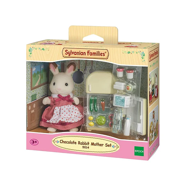 SET MAMÁ CONEJA CHOCOLATE SYLVANIAN FAMILIES 2